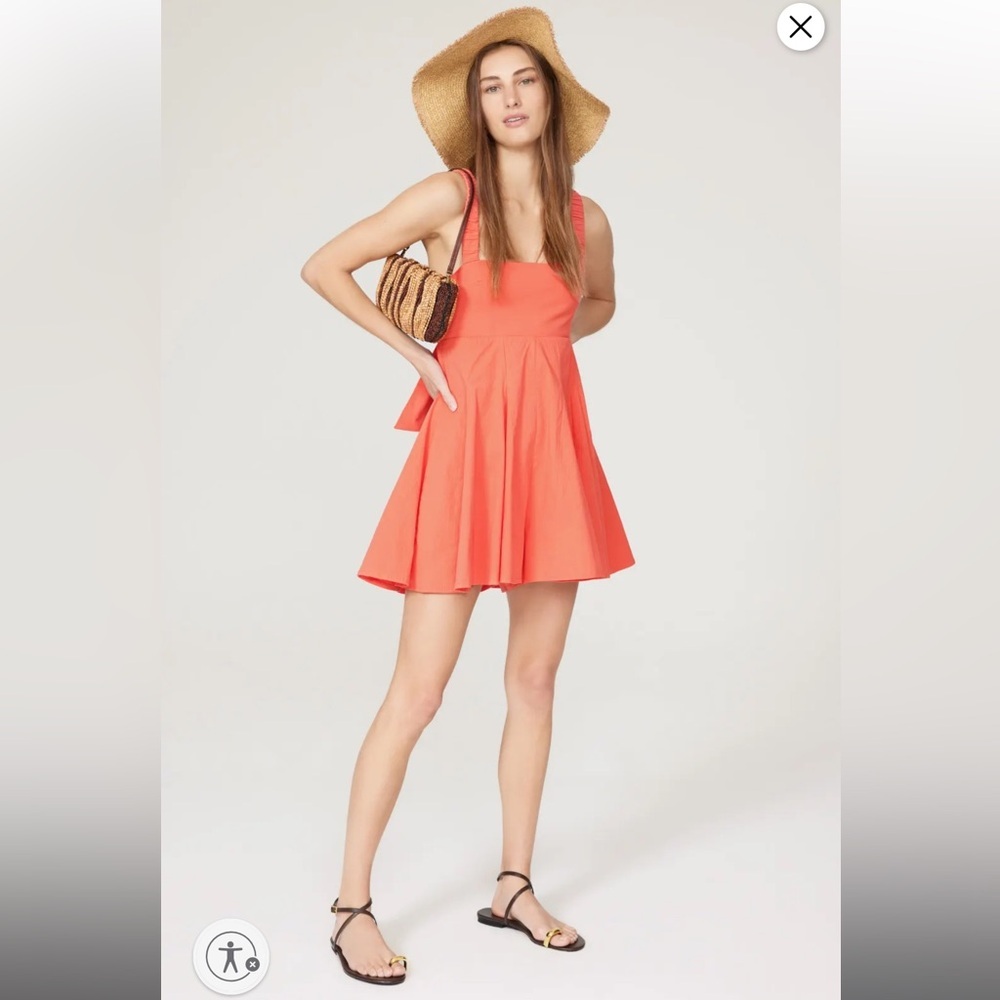 Louna Coral Tie Back Romper RTR